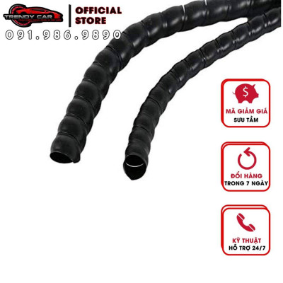 Lò xo nhựa PE Bọc bảo vệ dây rửa xe cao áp, bọc dây cáp xoắn ruột gà, bọc dây điện phi 8/10/16/22 mm