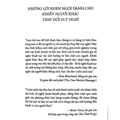 Khiến Người Khác Thay Đổi Suy Nghĩ: Nghệ Thuật Gây Ảnh Hưởng Mà Không Thao Túng