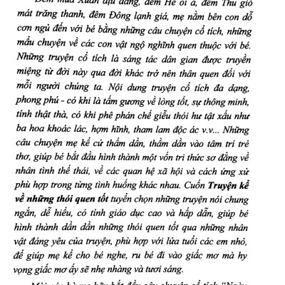 Truyện Kể Về Thói Quen Tốt (Tái Bản)