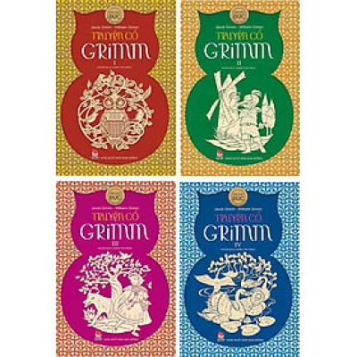 Sách - Truyện cổ Grimm (trọn bộ 4 tập)