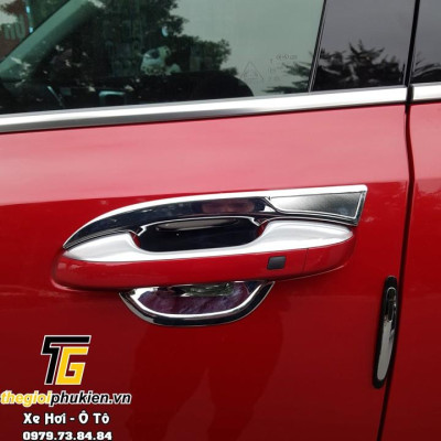 Bộ ốp hõm cửa xe KIA Sorento 2021 mạ Crom
