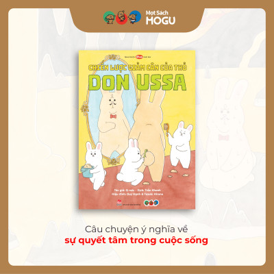 Truyện Ehon bé 3-4-5 tuổi - Chiến lược giảm cân của thỏ Don Ussa