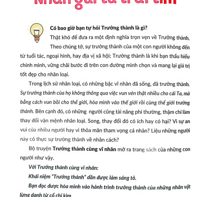 Sách - Trưởng Thành Cùng Vĩ Nhân 3 - Nhà Khoa Học Và Danh Y - Louis Pasteur Và Alexandre Yersin