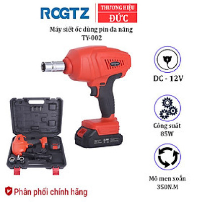 Máy siết ốc dùng pin đa năng thương hiệu Đức cao cấp ROGTZ TY-002 - Dùng trong mọi sinh hoạt  hàng ngày và cho ô tô, xe máy,... - HÀNG NHẬP KHẨU