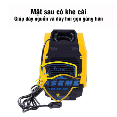 Bơm Lốp Ô Tô Điện Tử Tự Ngắt TANGDi Mã 1011 - 12V, 60W, Có Đèn Pin LED, Bảo Hành 12 Tháng - Hàng Chính Hãng