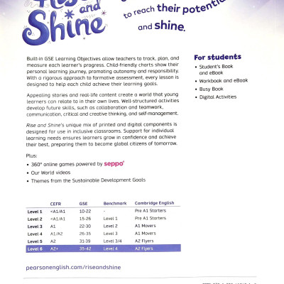 Rise And Shine American Level 6 Student