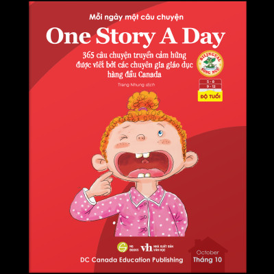 One Story A Day - Sách song ngữ cho bé, 12 cuốn truyện - 365 câu chuyện phát triển trí tuệ và nuôi dưỡng tâm hồn - Tặng kèm file nghe & note từng vựng