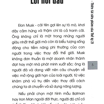 Elon Musk - Không Giới Hạn - Thiên Tài Siêu Phàm Của Thế Kỷ 21 (SB)