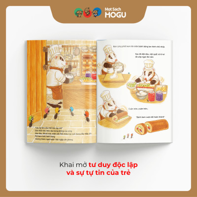 Truyện Ehon bé 3-4-5 tuổi - Tiệm bánh ngọt lừng danh