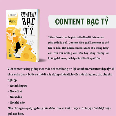Sách: Content Bạc Tỷ