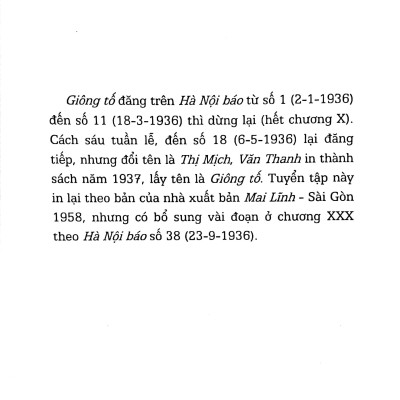 Giông Tố (Tái Bản 2022)