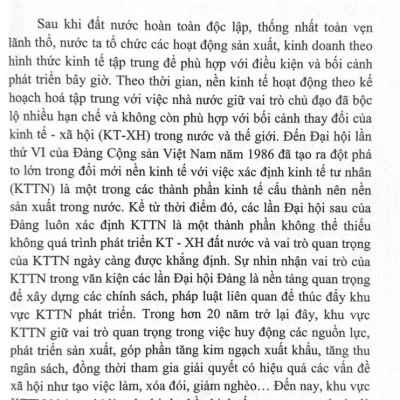 Sách Chuyên Khảo Kinh Tế Tư Nhân Tại Việt Nam Hiện Trạng và Định Hướng Phát Triển