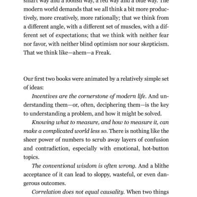 Think Like a Freak: The Authors of Freakonomics Offer to Retrain Your Brain