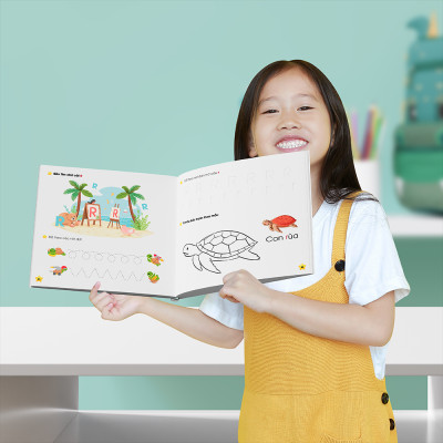Combo 2 sách dạy bảng chữ cái Tiếng Việt kèm 80 bài giảng trên App dành cho bé từ 4-6 tuổi mới nhất 2025