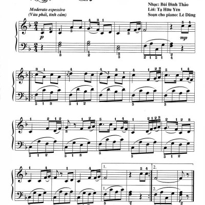 Piano Cho Thiếu Nhi - Tập 4 (Kèm CD + links tải MP3)