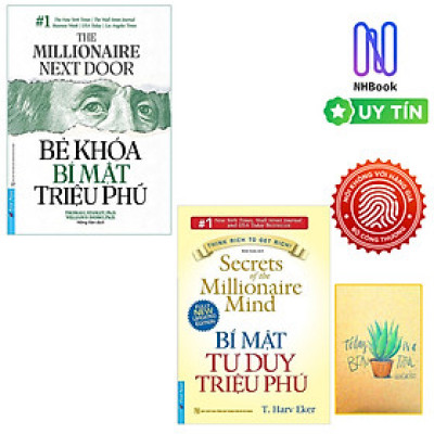 Combo Bí Mật Tư Duy Triệu Phú + ​Bẻ Khóa Bí Mật Triệu Phú (Bộ 2 Cuốn)