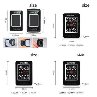 Cảm biến áp suất lốp trong Careud lắp nút chờ xe ô tô các hãng xe (Bán theo kích thước lỗ chờ)