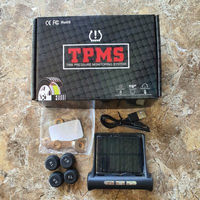 Cảm biến áp suất lốp ô tô VAN NGOÀI TPMS chống nước màn hình Led màu