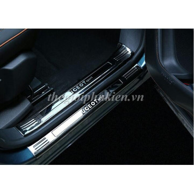 Bộ Ốp bậc cửa, Nẹp bước chân Peugeot 3008 – Mẫu Titan