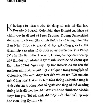 Thực Hành Drucker - Giải Quyết 40 Vấn Đề Của Quản Trị Hiện Đại