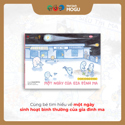 Truyện Ehon bé 3-4-5 tuổi - Một ngày của gia đình ma