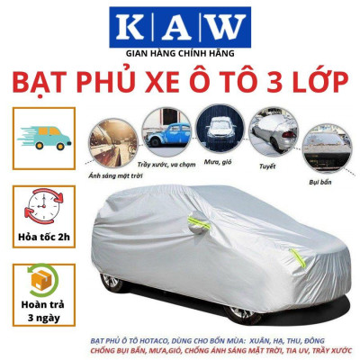 [TOYOTA INNOVA] Bạt phủ xe ô tô 3 lớp thông minh, chất liệu vải dù oxford cao cấp, áo trùm bảo vệ xe 7 chỗ innova 