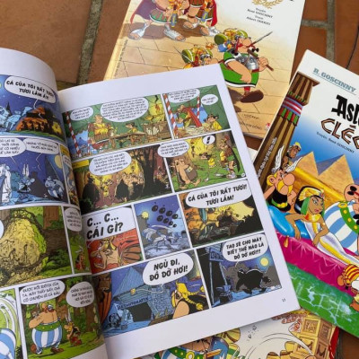  [COMBO TRỌN BỘ 8 tập] NHỮNG CUỘC PHIÊU LƯU CỦA ASTERIX - NXB KIM ĐỒNG - KHỔ LỚN IN MÀU