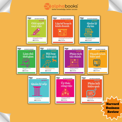 Sách - ( Combo 10 cuốn ) - Harvard Business Review: HBR 20 phút