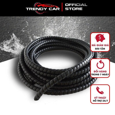 Lò xo nhựa PE Bọc bảo vệ dây rửa xe cao áp, bọc dây cáp xoắn ruột gà, bọc dây điện phi 8/10/16/22 mm