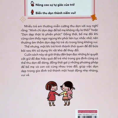 Tự Giác Gọn Gàng - Xây Dựng Thói Quen Dọn Dẹp Cho Trẻ Từ 3 Tuổi