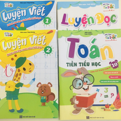 Sách- Combo  2 cuốn Sách Luyện Viết Tiền Tiểu Học quyển 1 và 2 (Hành trang cho bé vào Lớp 1)