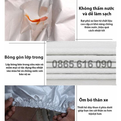 Bạt trùm xe ô tô Subaru XV vải dù oxford cao cấp áo trùm che phủ xe hơi, bạc phủ xe ô tô chống nóng,mưa,bụi