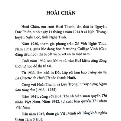 Thi Nhân Việt Nam (Bìa Mềm)