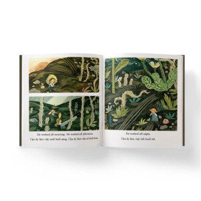 Sách - The Little Gardener - Người làm vườn tí hon (Song ngữ Anh - Việt)