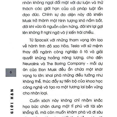Elon Musk - Không Giới Hạn - Thiên Tài Siêu Phàm Của Thế Kỷ 21 (SB)