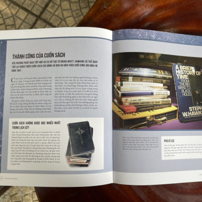 (Bộ sách những trí tuệ vĩ đại) [Bìa cứng in 4 màu, có minh họa] HAWKING - Người đàn ông phi thường, một thiên tài vĩ đại và cha đẻ của thuyết vạn vật - Joel Levy – Tân Việt books