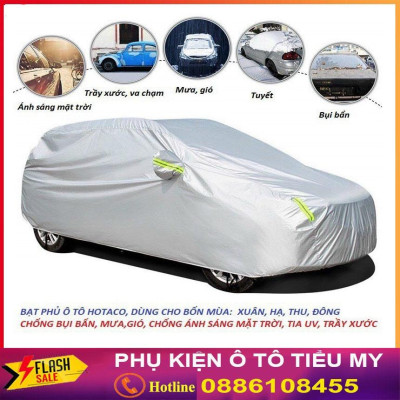 Bạt Phủ Ô Tô Vải Dù Toyota Vios, Altis, Camry, Fortuner, Innova, Yaris, Rush, Hilux, Wigo, Cruiser