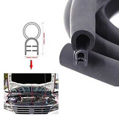 Gioăng Chữ U Có Rãnh Khí - Gioăng Cửa, Cốp Xe mazda, hyundai, Kia, Xe Tải, Tủ Điện, Tủ Sắt