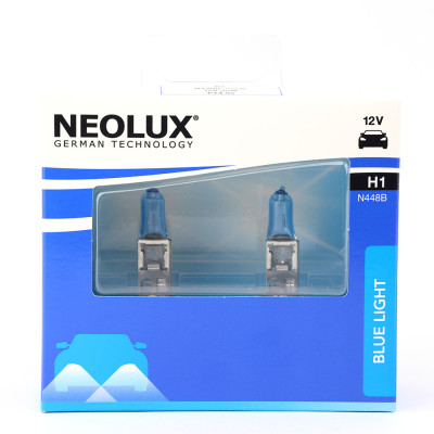 Combo 2 Bóng Đèn Halogen Blue Light OSRAM NEOLUX Dùng Cho Xe Ô Tô Xe Máy Chân H1 H4 H7 H11 - Nhập Khẩu Chính Hãng