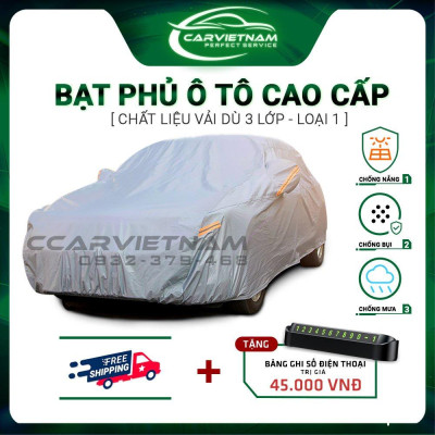 [Vải Dù Oxford] Bạt Phủ Xe Ô Tô 4, 5 Chỗ, 7 Chỗ Cách Nhiệt Che Nắng Mưa - Bạt Trùm Xe Hơi CCAR Cao Cấp - Ccar Vietnam