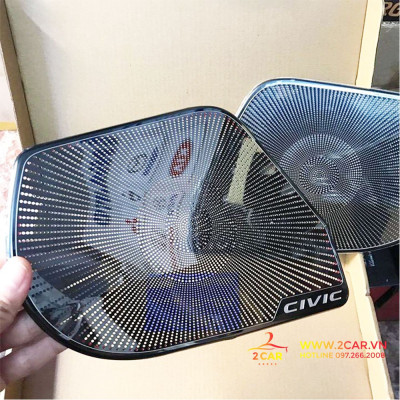 Ốp Màng Loa xe Honda Civic 2017- 2020 Mẫu Titan Cao Cấp