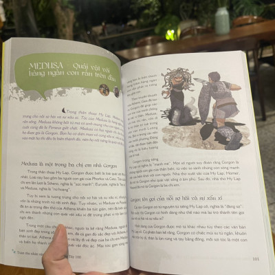 (minh họa in màu) TOÀN THƯ NHÂN VẬT THẦN THOẠI ĐÔNG TÂY - Kim Sewon - Văn Lang – bìa mềm, minh họa in màu