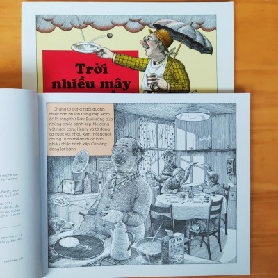 Truyện Song Ngữ - Trời Nhiều Mây Và Có Thể Có Thịt Viên