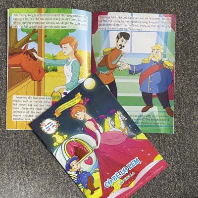 Sách- Truyện cổ tích thế giới song ngữ Việt Anh chọn lọc cho bé (Bộ 10 cuốn)