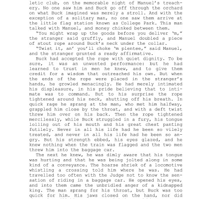 The Call of the Wild and White Fang