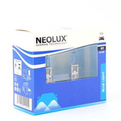 Combo 2 Bóng Đèn Halogen Blue Light OSRAM NEOLUX Dùng Cho Xe Ô Tô Xe Máy Chân H1 H4 H7 H11 - Nhập Khẩu Chính Hãng