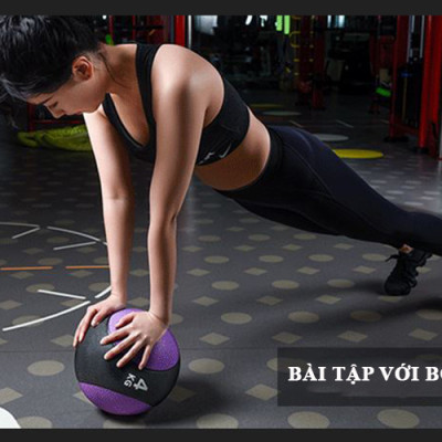 Bóng Tạ Tập Thể Lực,Tập Gym,Tập Yoga 4kg Chất Liệu Cao Su Đặc Hàng Nhập Khẩu Đại Nam Sport