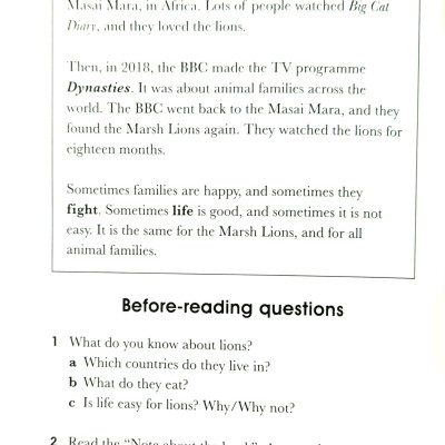 Penguin Readers Level 1: BBC Dynasties: Lions