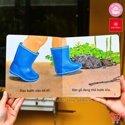 Sách Ehon - Ú Òa, Quả Gì Đây?, Ú Òa, Mèo Đâu Rồi?, và Ú Òa, Ra Vườn Thôi! Bộ 3 tập - Cho trẻ 0 - 6 tuổi - Đinh Tị Books
