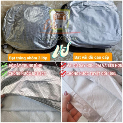 Bạt Phủ Ô Tô Vải Dù Mazda 2, Mazda 3, Mazda 6, CX5, CX8, CX9, BT50 chống nóng, chống nước, có phản quang